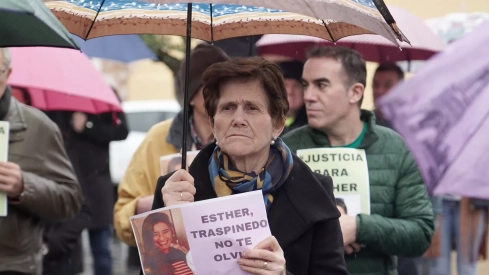 Concentración para pedir justicia para Esther López, cuando se cumplen dos años de su desaparición y muerte