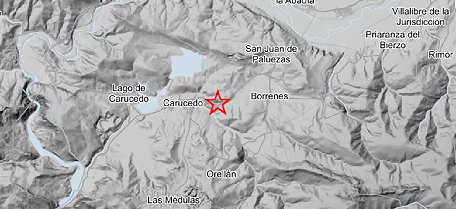 Carucedo registra un terremoto detectado por el Instituto Geográfico Nacional
