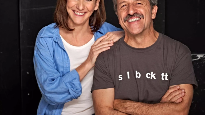 “Los amigos de ellos” con Malena Alterio y David Llorente. “Los amigos de ellos” con Malena Alterio y David Llorente.