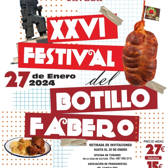 Cartel del Botillo de Fabero 2024 Cartel del Botillo de Fabero 2024
