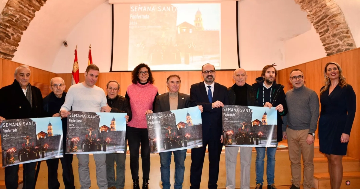 Ponferrada presenta su cartel de Semana Santa y cuantifica en 4.6 ...