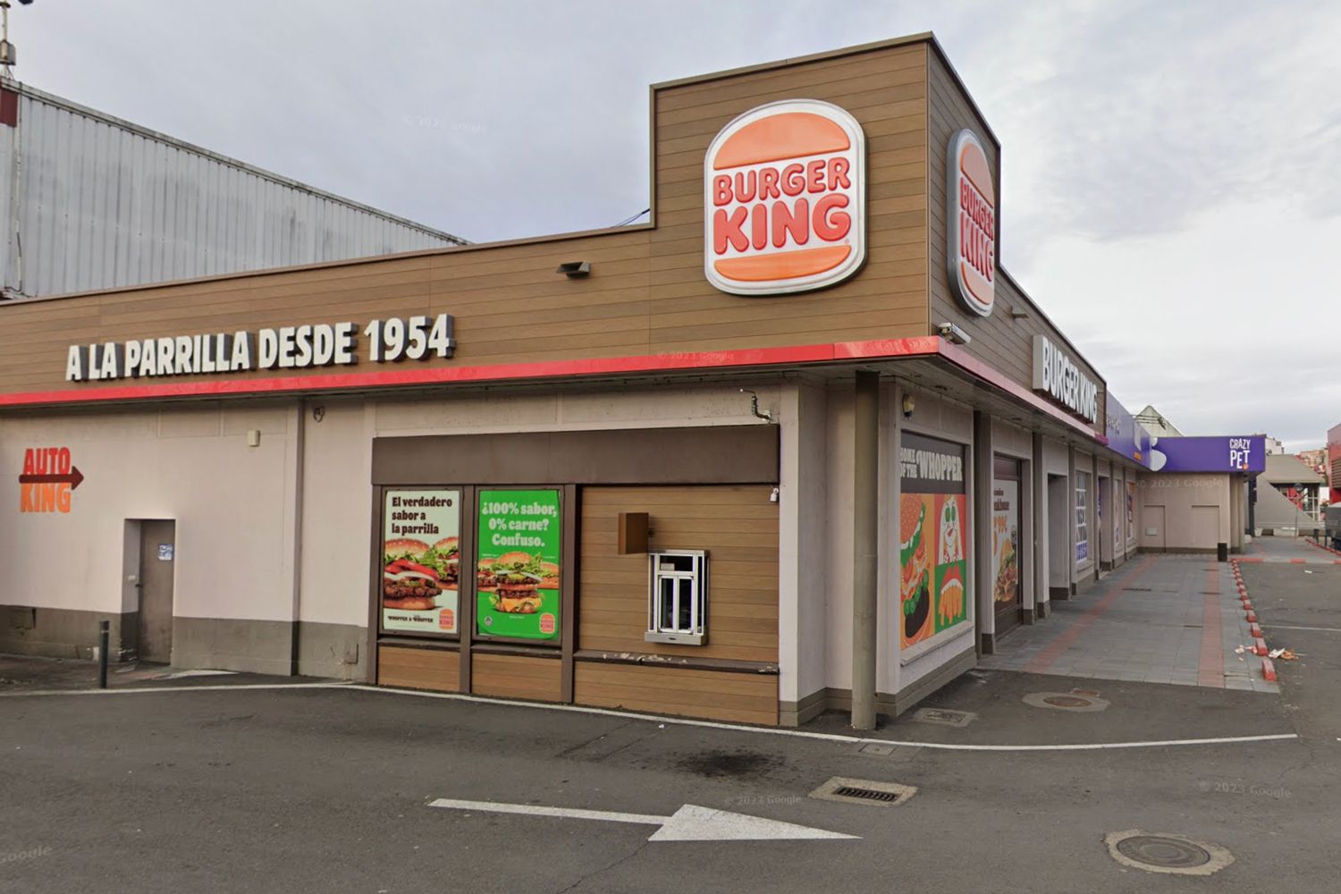 Burger King en las instalaciones del Carrefour de León