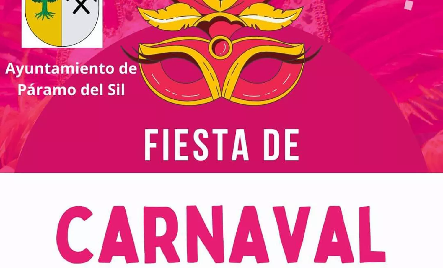 Cartel de Carnaval en Páramo del Sil