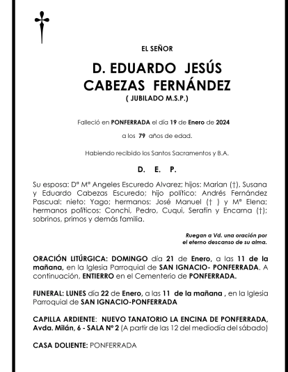EDUARDO JESUS CABEZAS FERNANDEZ