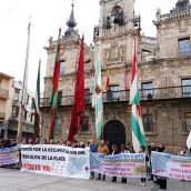 Concentración en Astorga por la recuperación de la vía ferroviaria de la Ruta de la Plata | Campillo (ICAL)