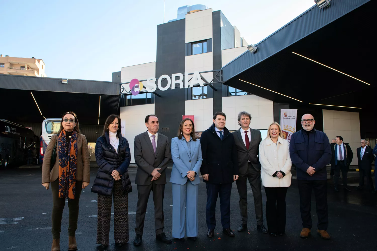 Inauguración de la Estación de Autobuses de Soria