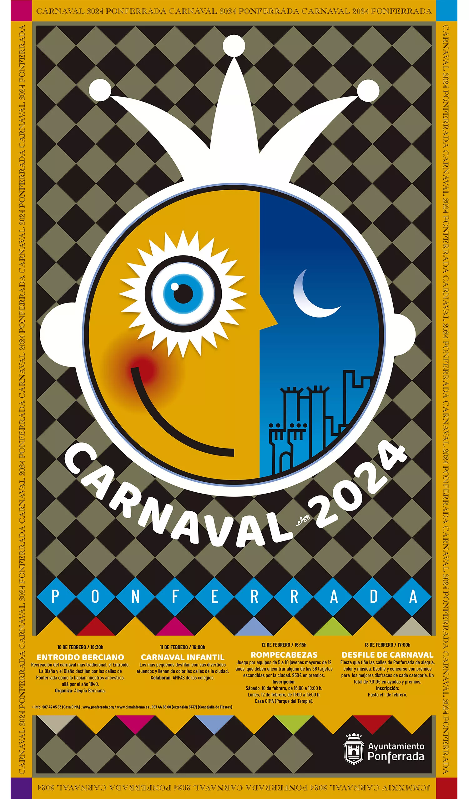 Cartel Carnaval Ponferrada 2024