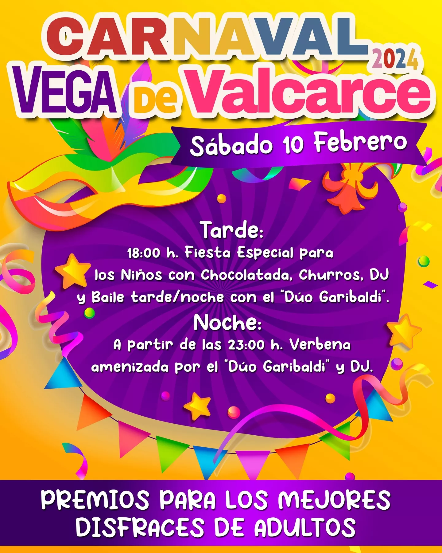 Cartel Carnaval Vega de Valcarce