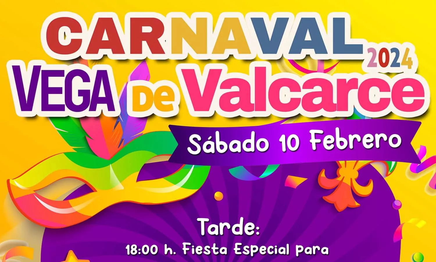 Cartel Carnaval Vega de Valcarce.
