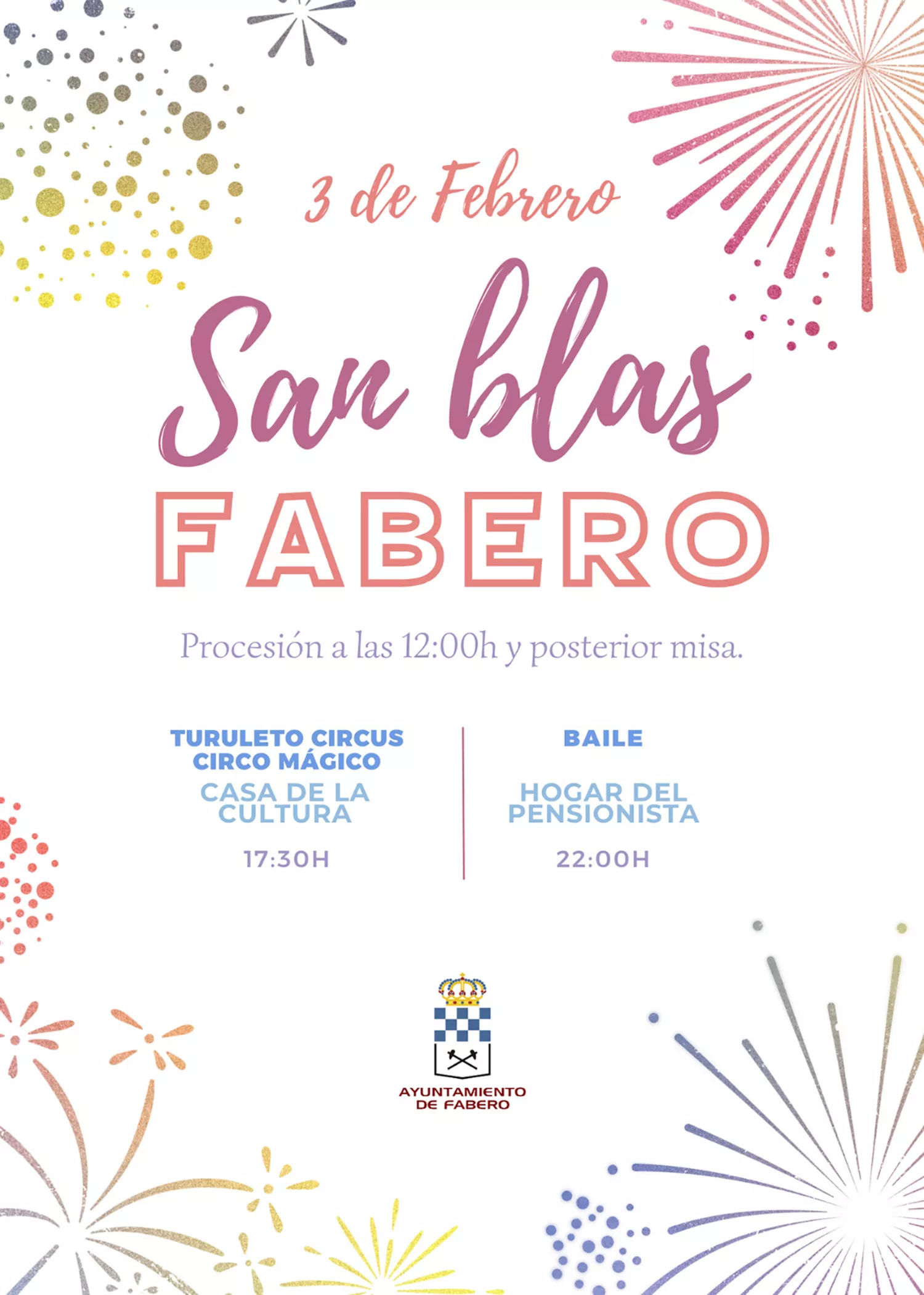 Fabero celebra su fiesta en honor a San Blas con un circo y baile