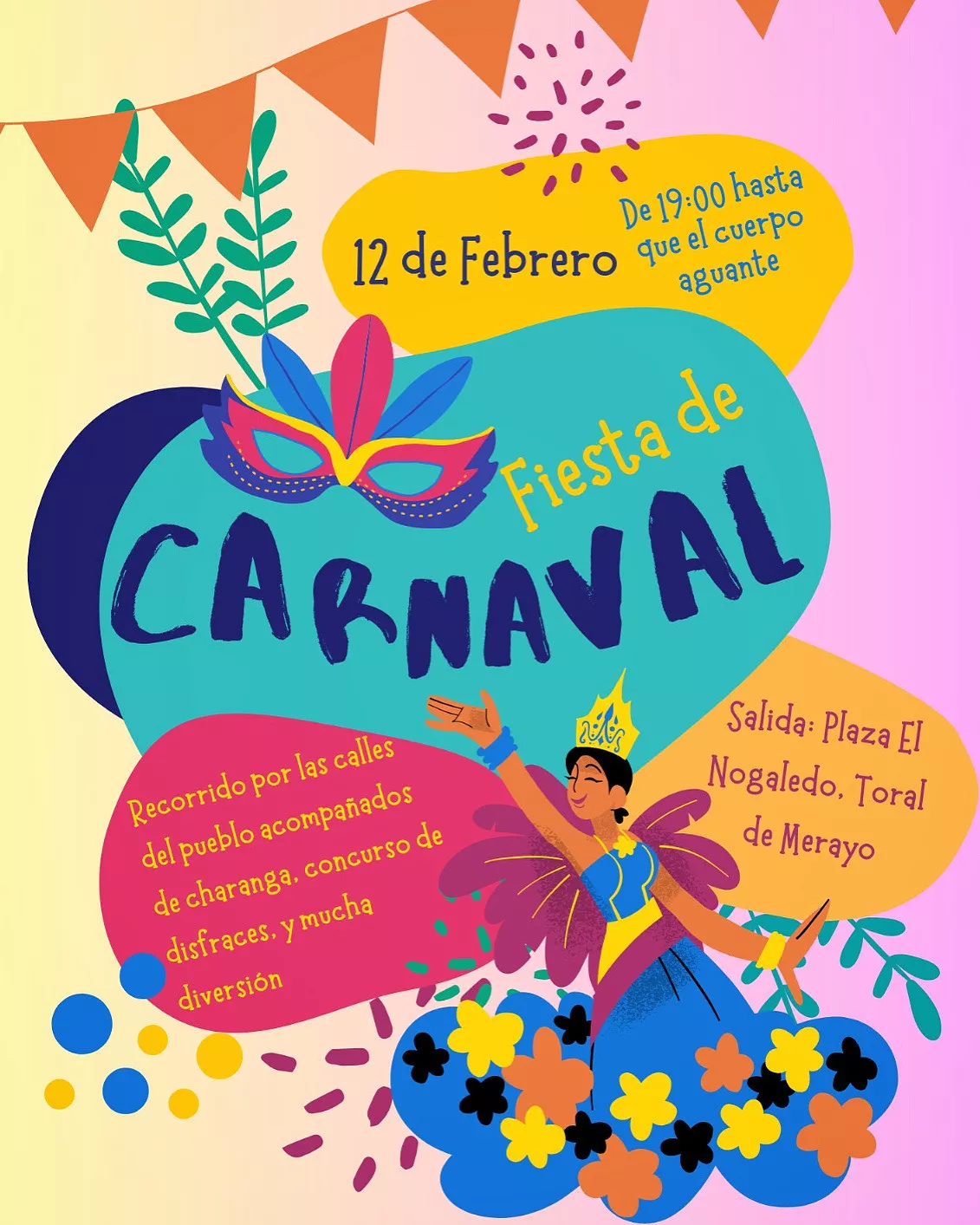 Cartel del Carnaval en Toral de Merayo