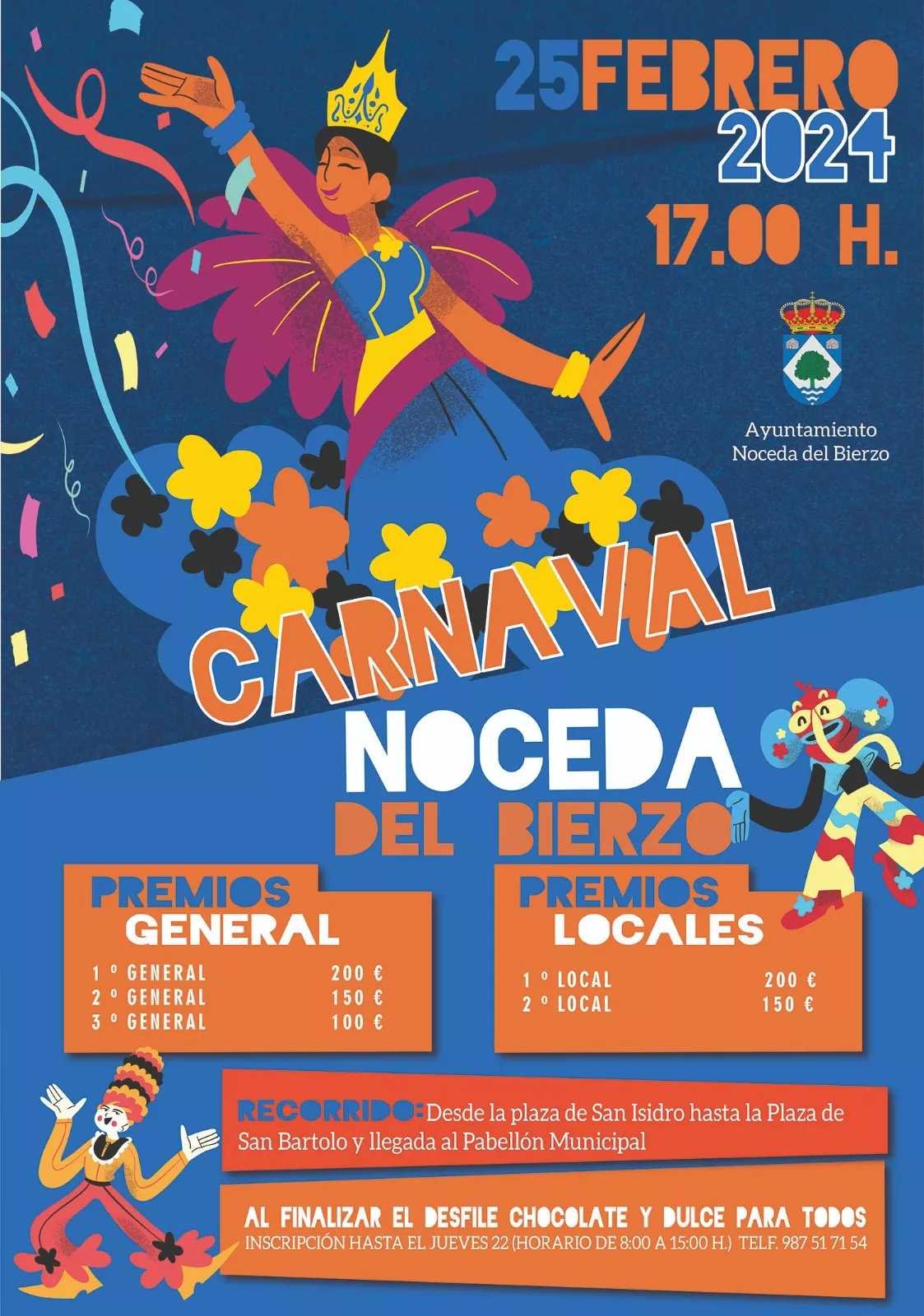 Cartel Carnaval Noceda del Bierzo