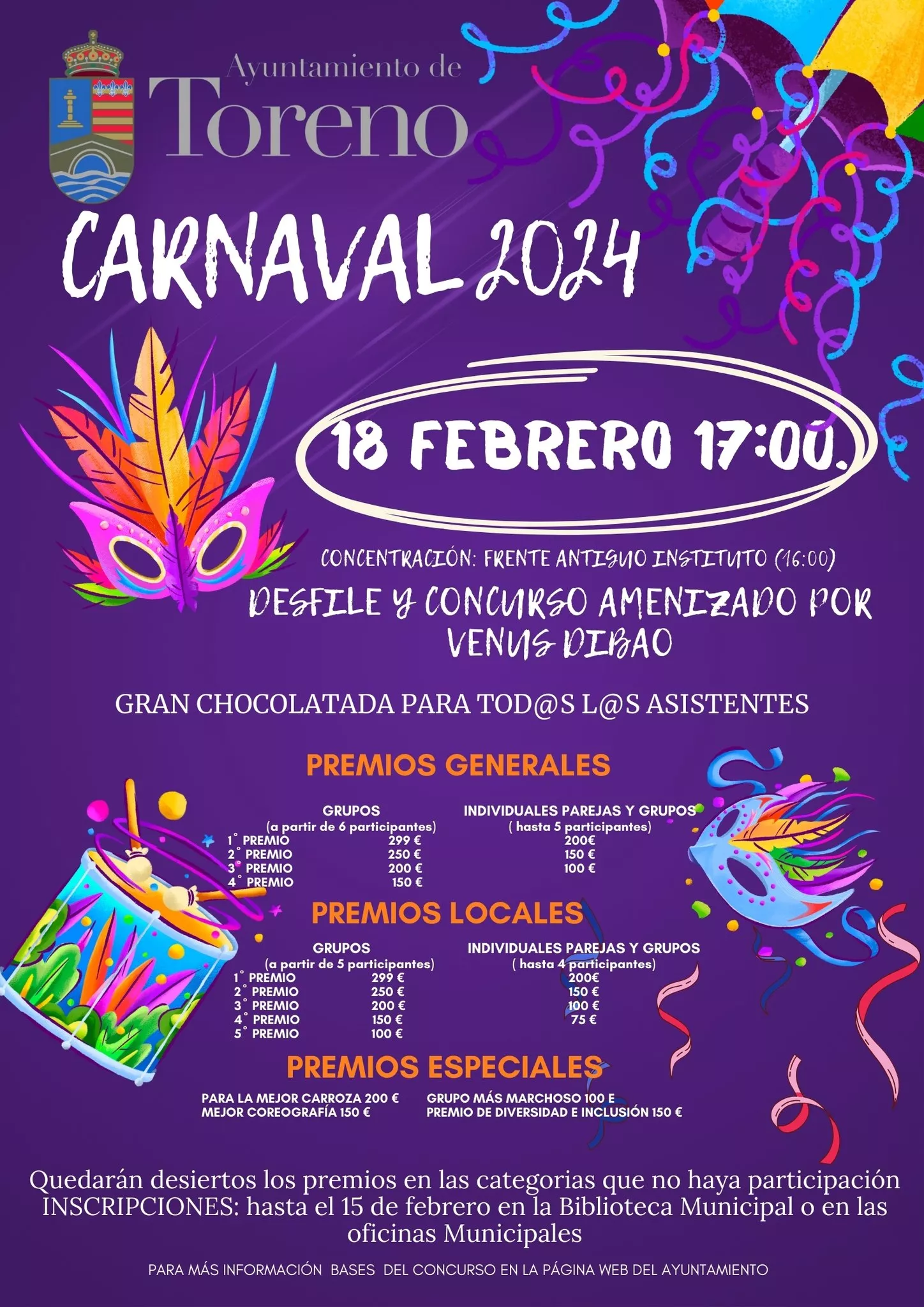 Cartel Carnaval Toreno