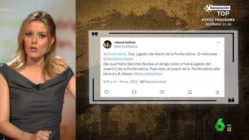 Dani Mateo se disculpa con la Ponferradina en El Intermedio