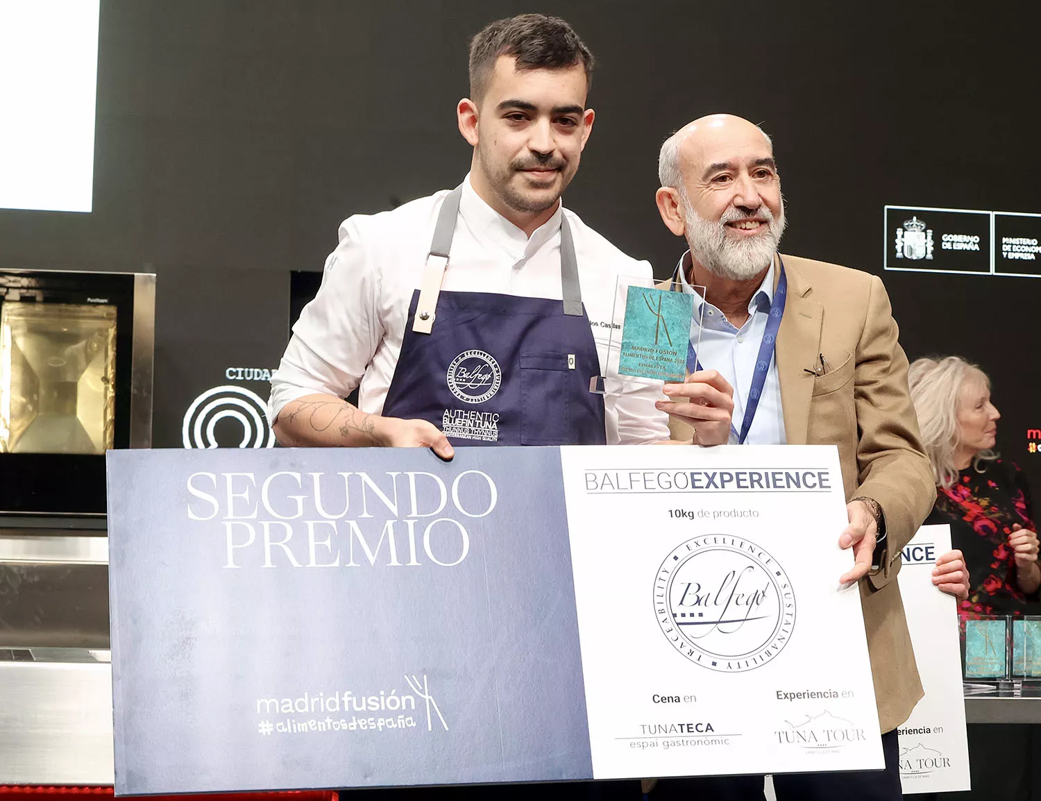 El abulense Carlos Casillas logra el segundo premio como Cocinero Revelación en Madrid Fusión | Juan Lázaro / ICAL 