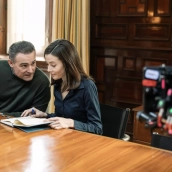 Imágenes del rodaje de la película 'Soy Nevenka' 