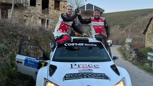 Luis Vilariño y David Míguez se hacen con el Rallye del Bierzo.