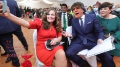 Puigdemont en el Festival del Botillo de Bembibre. Foto Moli