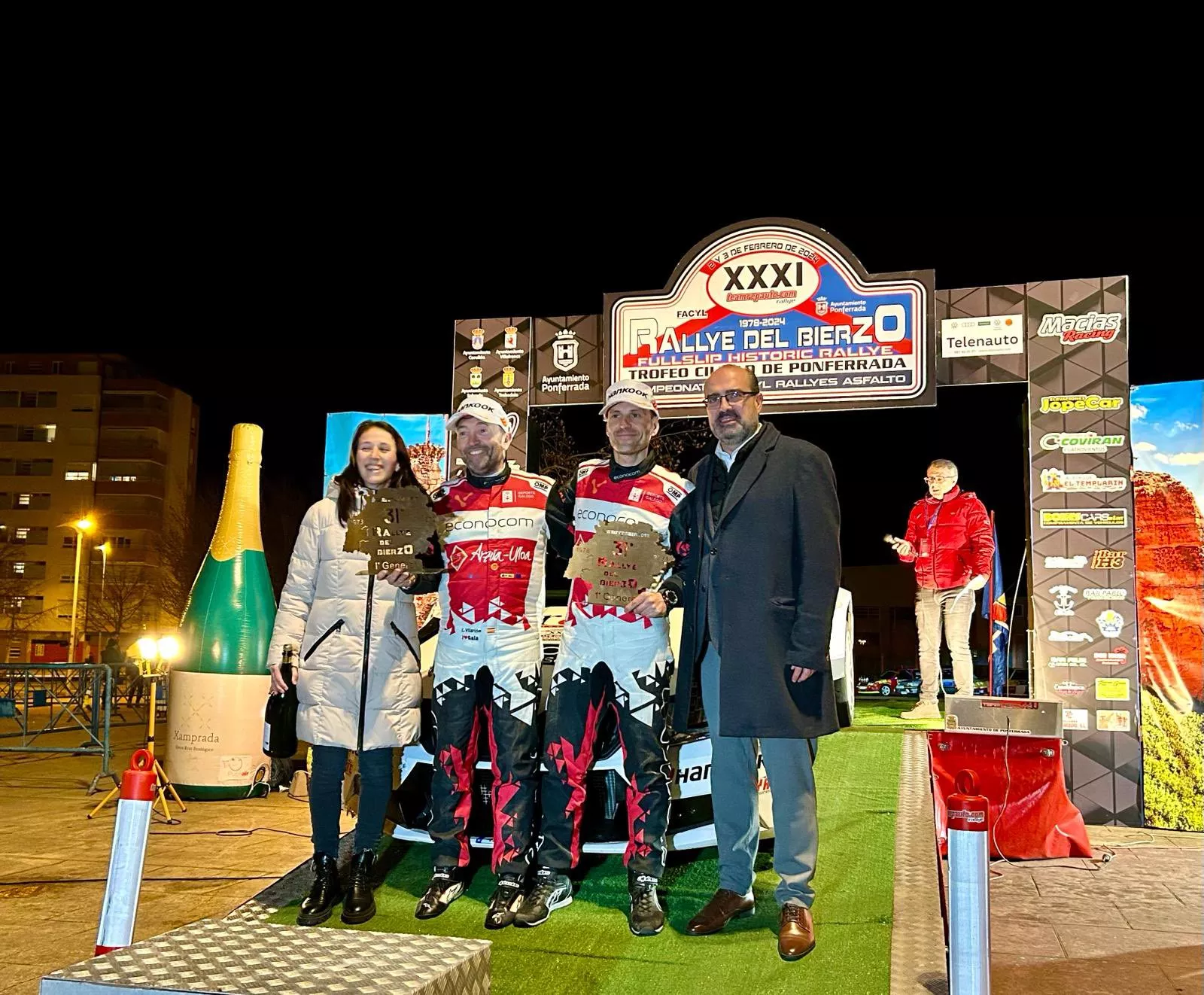 Luis Vilariño y David Míguez se hacen con el Rallye del Bierzo 1 Luis Vilariño y David Míguez se hacen con el Rallye del Bierzo 1