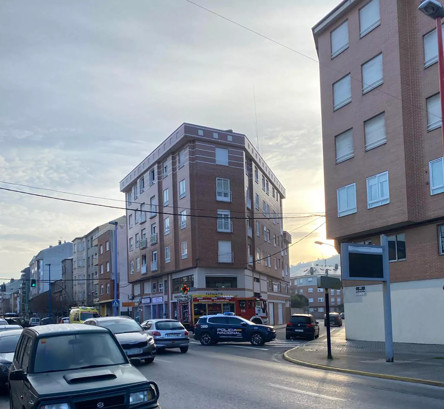 Trasladada al Hospital del Bierzo tras un incendio en la cocina de una ...