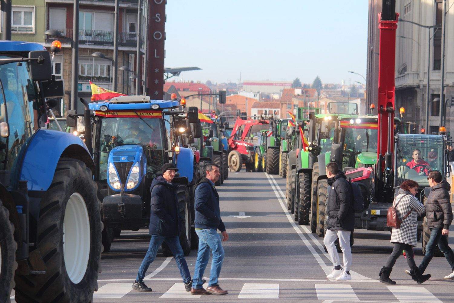 Segunda tractorada en León capital Segunda tractorada en León capital