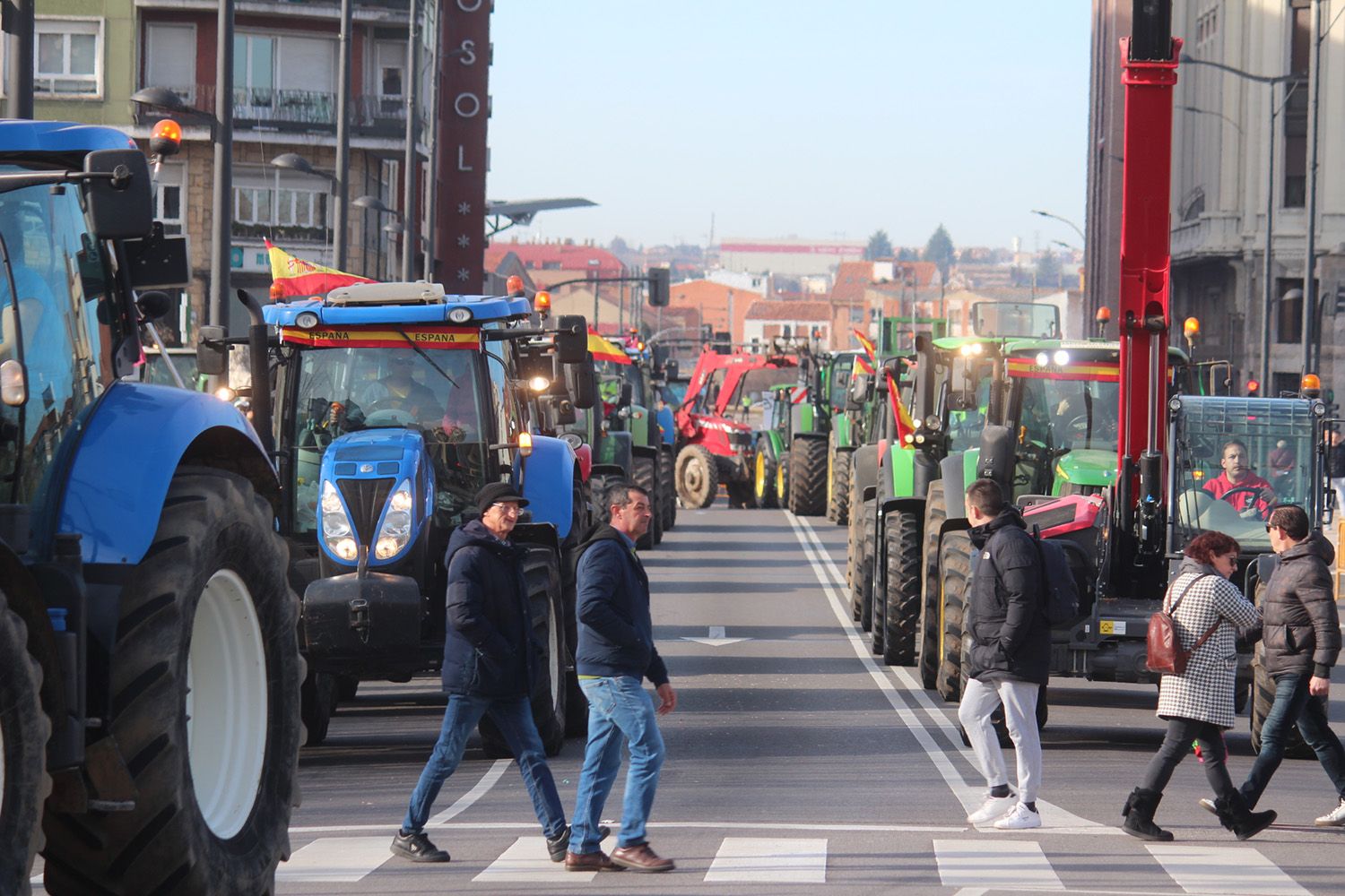 Segunda tractorada en León capital