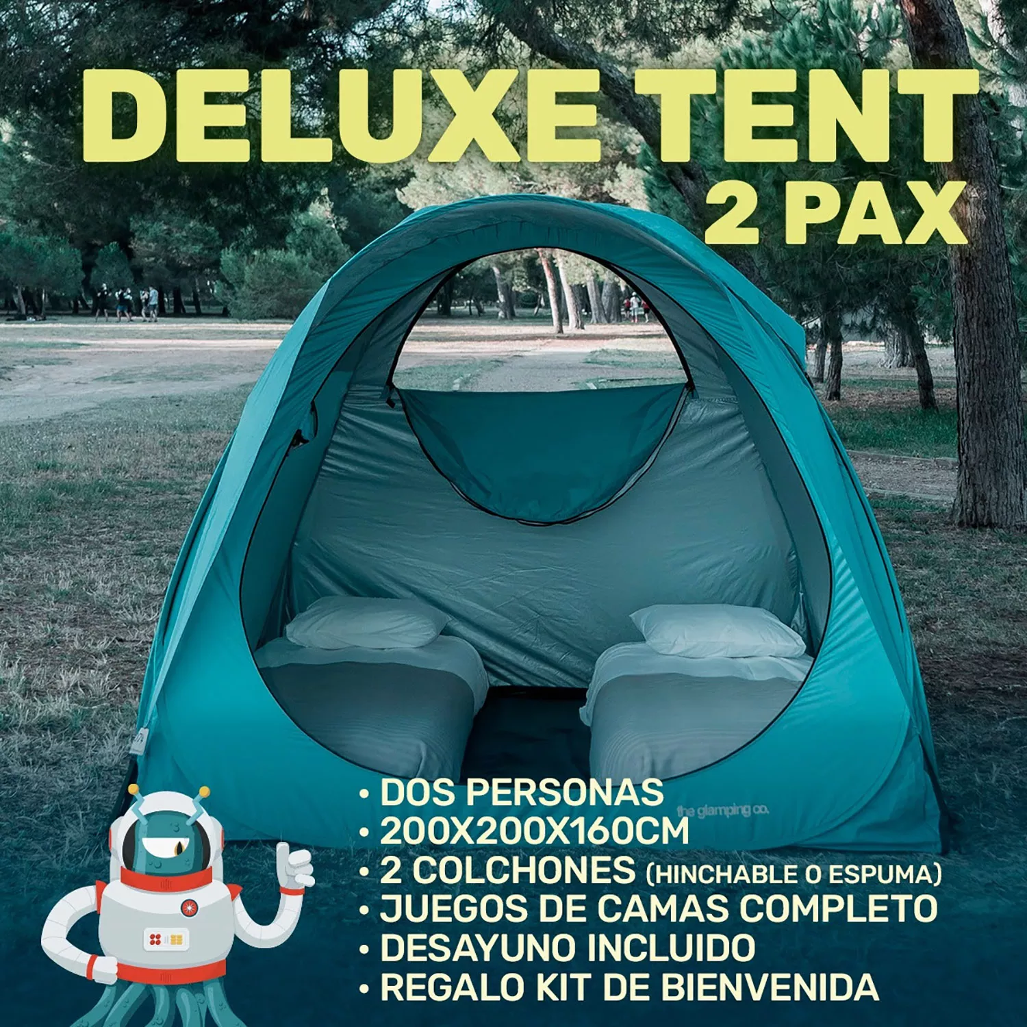 Planeta Sound Deluxe Tent dos personas