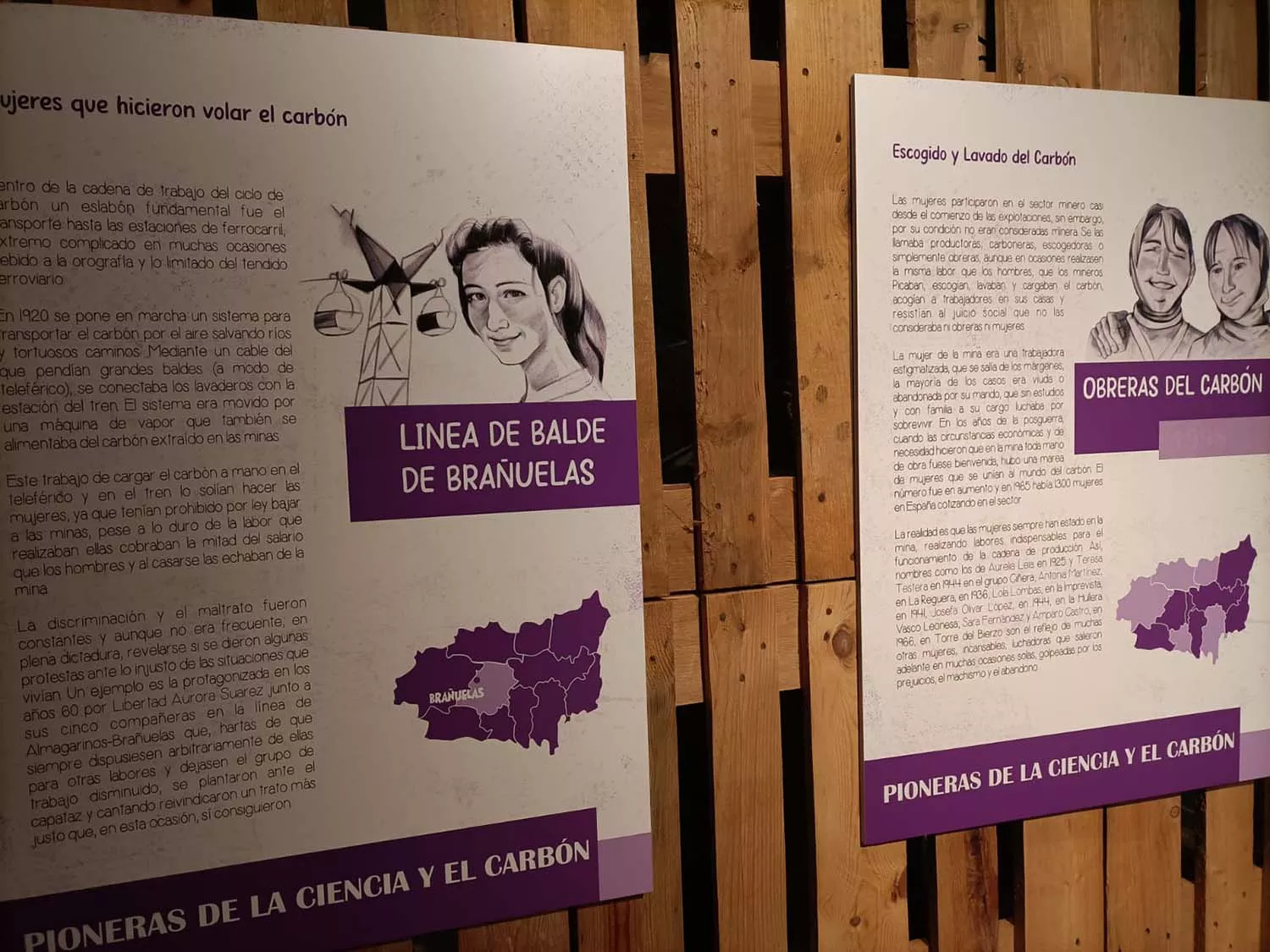 Exposición ‘Pioneras de la ciencia y el carbón’ Exposición ‘Pioneras de la ciencia y el carbón’