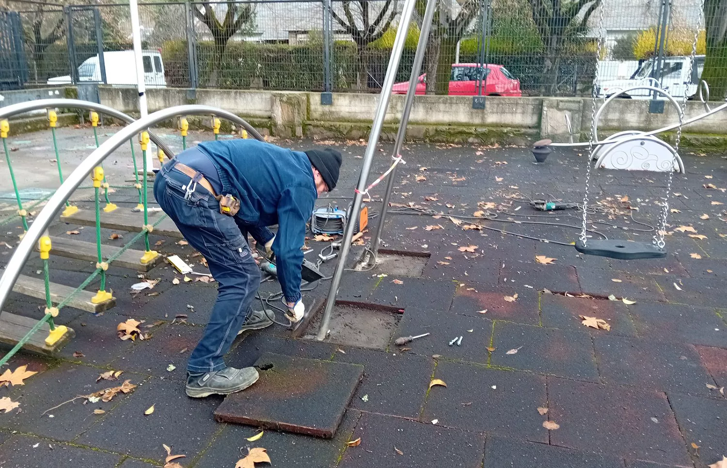 La brigada de obras de Ponferrada realizó 190 intervenciones en el mes de enero