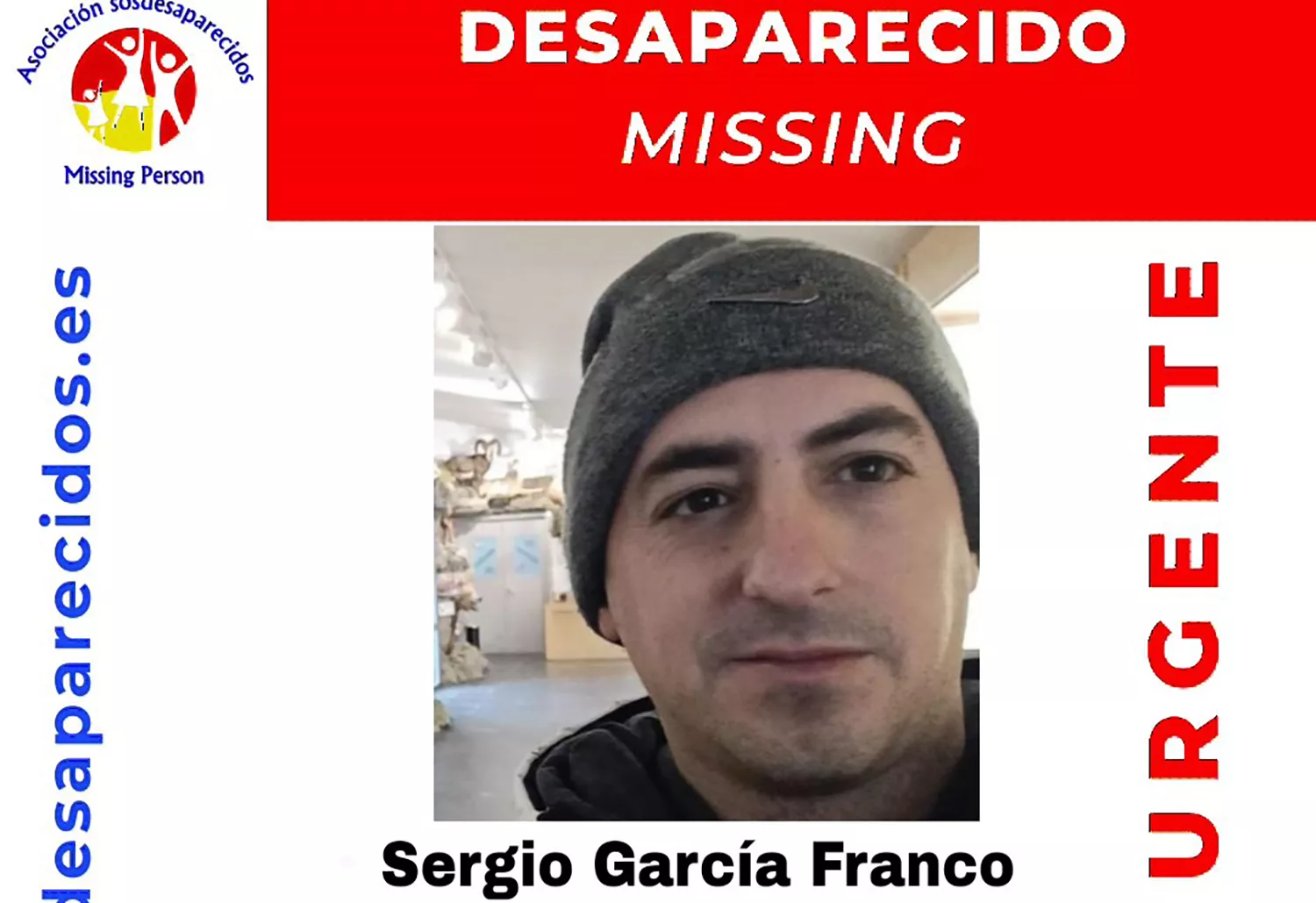 Hombre desaparecido en Palencia.