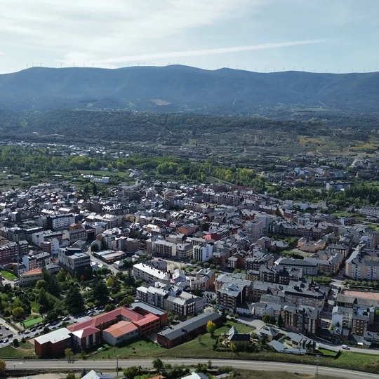 Bembibre a vista de dron Bembibre a vista de dron