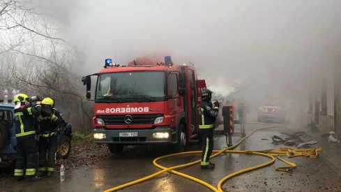 Imagen de Bomberos de León de archivo