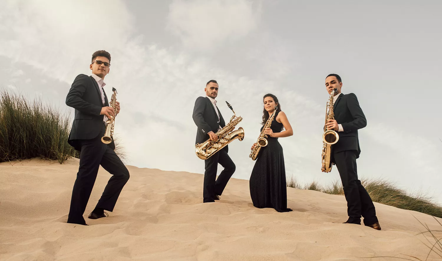El Conservatorio de Ponferrada 'Cristobal Halffter' acoge un concierto del cuarteto de saxofones Lítore Quartet