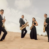 El Conservatorio de Ponferrada 'Cristobal Halffter' acoge un concierto del cuarteto de saxofones Lítore Quartet