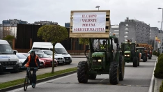 La tractorada del Bierzo llega al Toralín