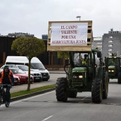 La tractorada del Bierzo llega al Toralín
