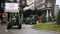 La tractorada llega al centro de Ponferrada (2)