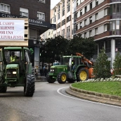 La tractorada llega al centro de Ponferrada (2)