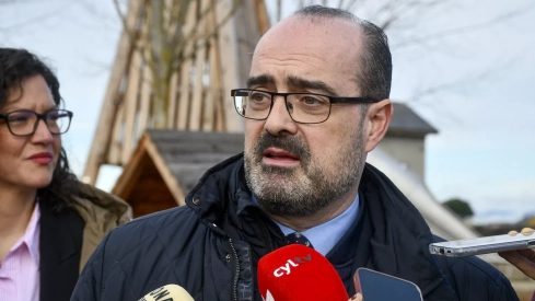 Zona de juegos de madera de Ponferrada