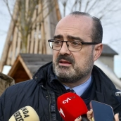 Zona de juegos de madera de Ponferrada