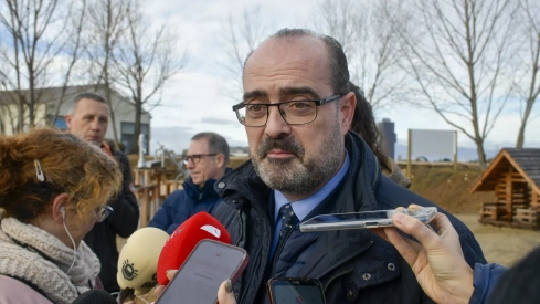 Zona de juegos de madera de Ponferrada