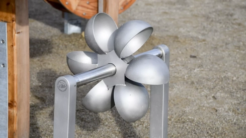 Zona de juegos de madera de Ponferrada