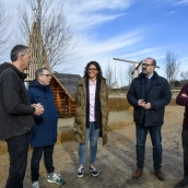 Zona de juegos de madera de Ponferrada