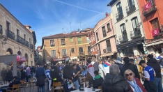 Aficionados de la Ponferradina en León