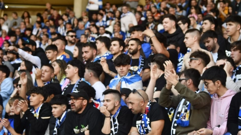 El derbi en la grada El derbi en la grada