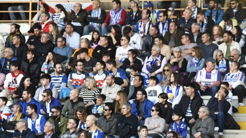 El derbi en la grada El derbi en la grada