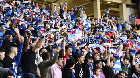 El derbi en la grada El derbi en la grada