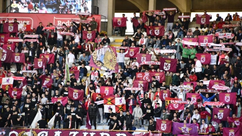 El derbi en la grada El derbi en la grada