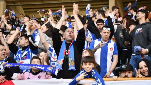 El derbi en la grada El derbi en la grada