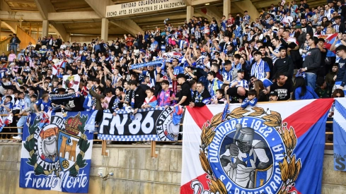 El derbi en la grada El derbi en la grada